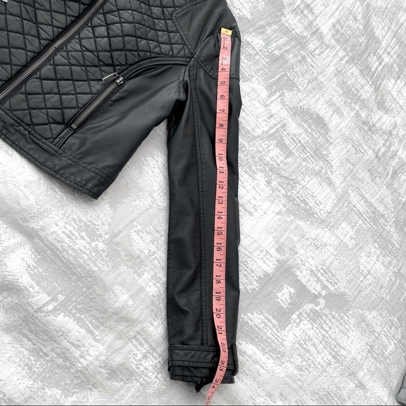 BEBE Moto Faux Leather Jacket - Picture 6 of 6